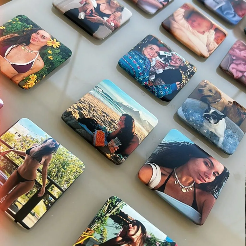 Ímã personalizado em tons suaves